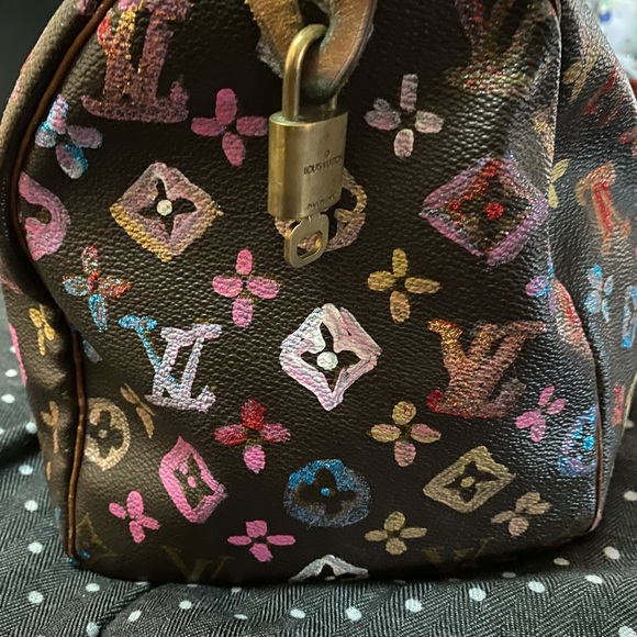 Custom painted Authentic Louis Vuitton Speedy Bag - Picture 8 of 16